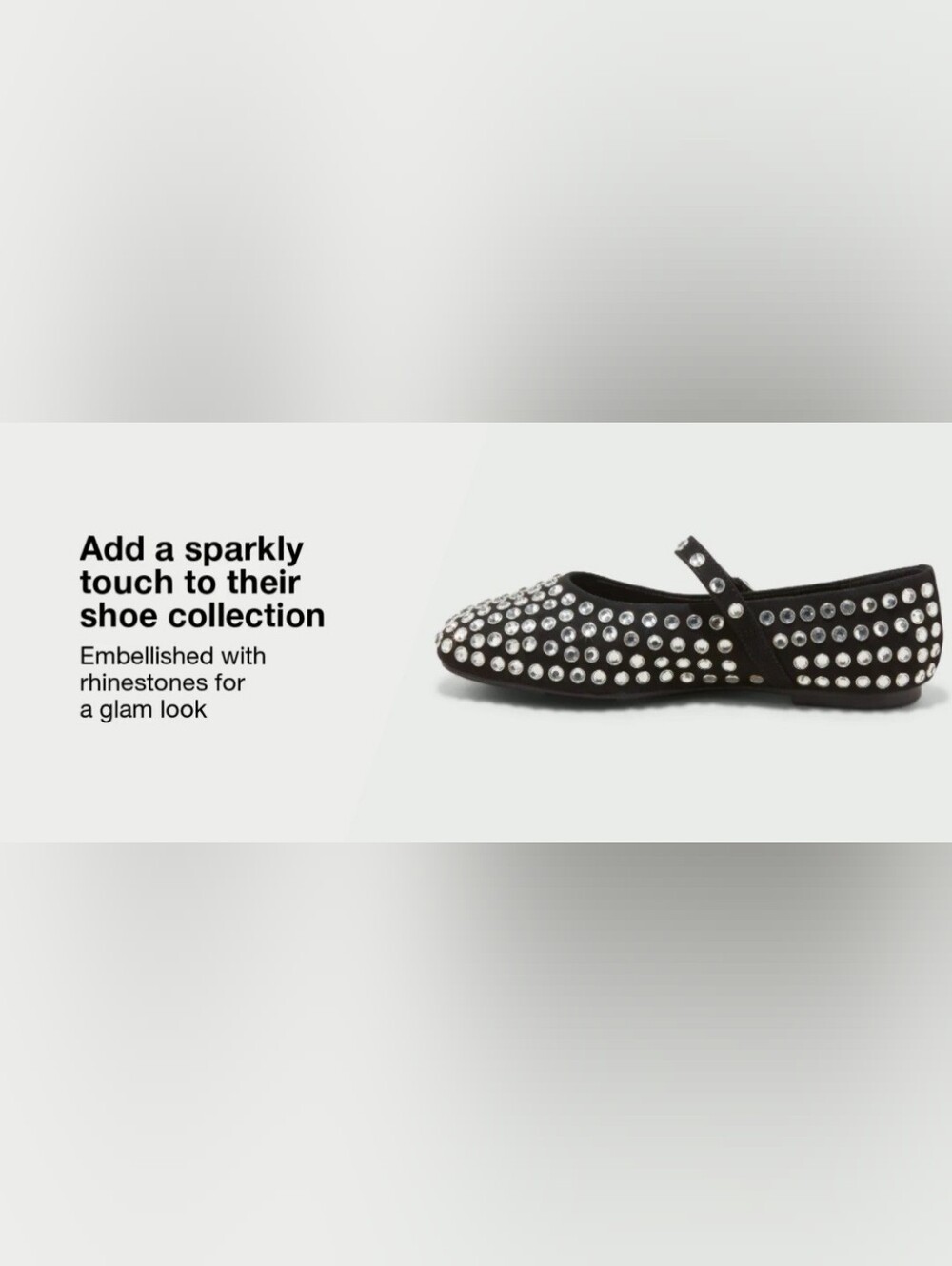 Women's Issa Rhinestone Mary Jane Ballet Flats - A New Day Size 6 & 8 - Picture 7 of 16